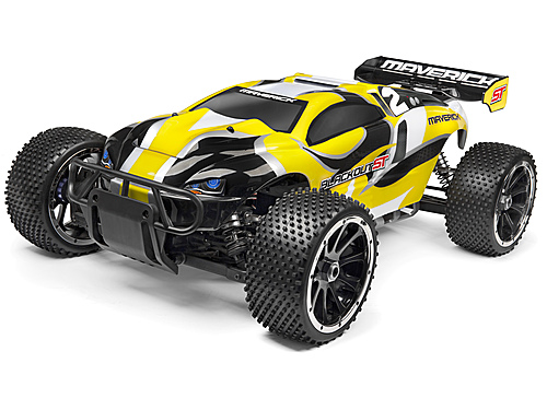 Автомобиль Maverick Blackout ST 1:5 стадиум-трак 4WD бензин жёлтый RTR [MV12403 Yellow]